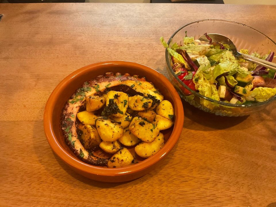 pulpo con patatas