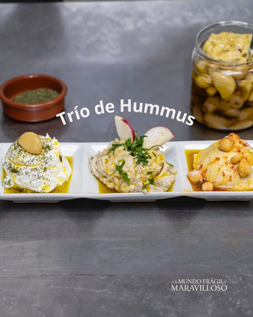 trio de hummus