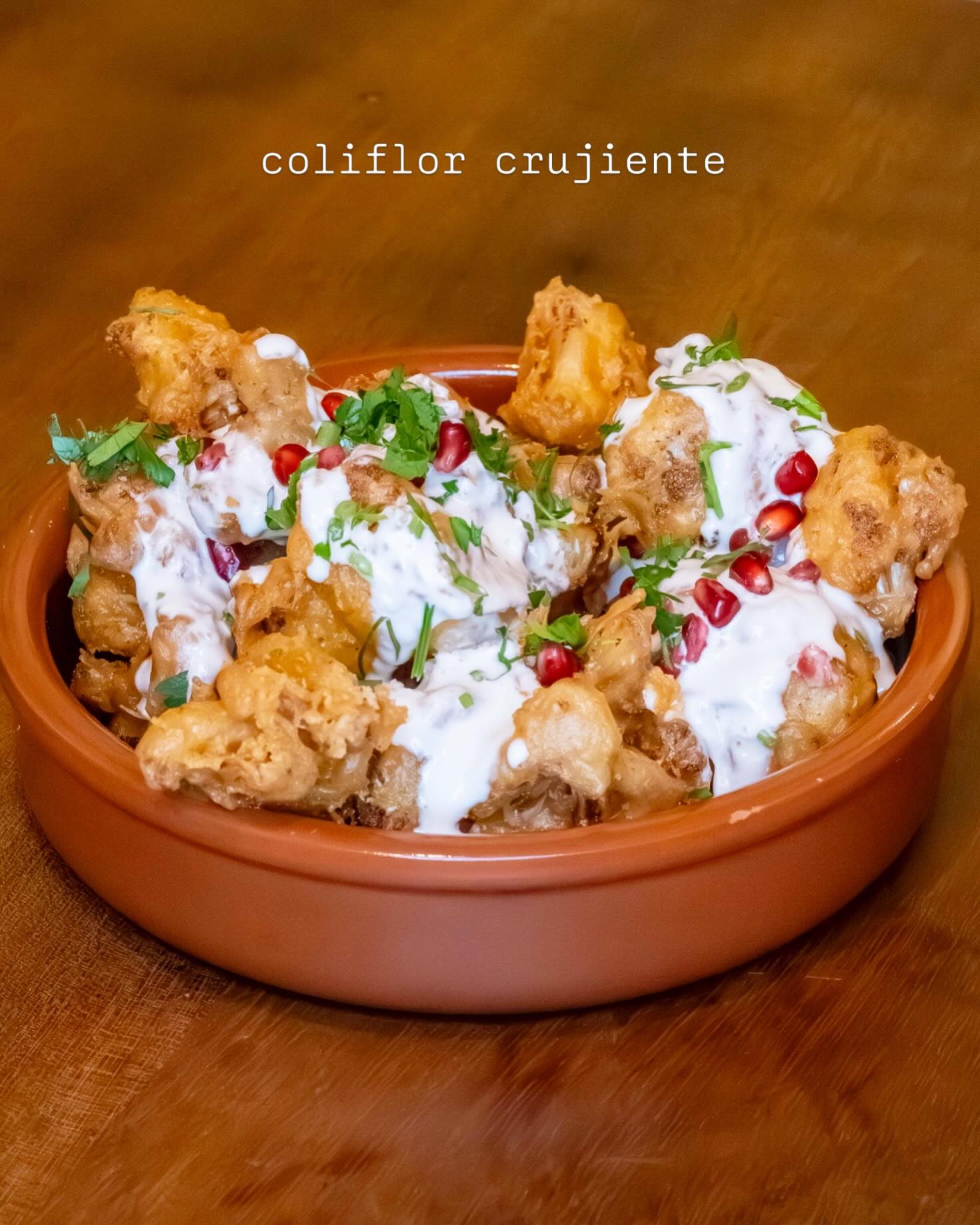 coliflor crujiente